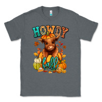 Charcoal Heather Hay there Fall pumpkin heifer Classic Tee - RanaPortraitStore