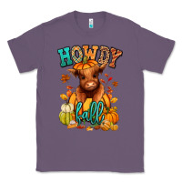 Lavender Hay there Fall pumpkin heifer Classic Tee - RanaPortraitStore