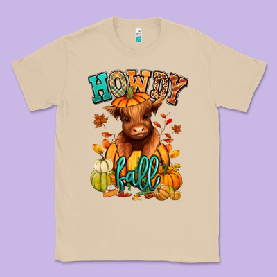 Hay There Fall Pumpkin Heifer Classic Tee Designed By Ranaportraitstore
