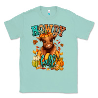 Seafoam Hay there Fall pumpkin heifer Classic Tee - RanaPortraitStore