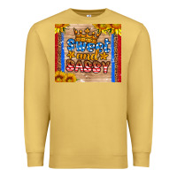 Antique Gold usa flag sweet and sassy Premium Sweatshirt - HRA Design Shop