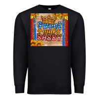 Black usa flag sweet and sassy Premium Sweatshirt - HRA Design Shop