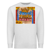 Oatmeal Heather usa flag sweet and sassy Premium Sweatshirt - HRA Design Shop