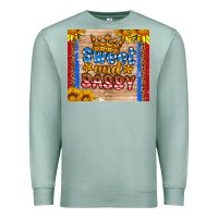 Seafoam usa flag sweet and sassy Premium Sweatshirt - HRA Design Shop
