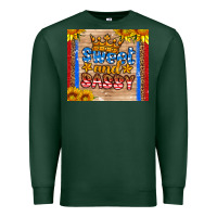 Sports Green usa flag sweet and sassy Premium Sweatshirt - HRA Design Shop