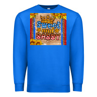 True Royal usa flag sweet and sassy Premium Sweatshirt - HRA Design Shop