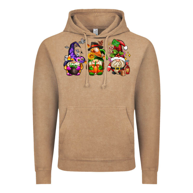 Hallothanksmas Gnome Vintage Hoodie by AdoDesignShop | Teevron