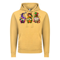 Vintage Mustard hallothanksmas gnome Vintage Hoodie - AdoDesignShop