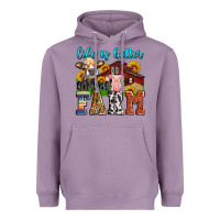 Lavender life is better on the farm Heavyweight Hoodie - Zillion Design Studio