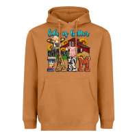 Meerkat life is better on the farm Heavyweight Hoodie - Zillion Design Studio
