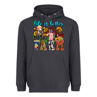 Smoke life is better on the farm Heavyweight Hoodie - Zillion Design Studio