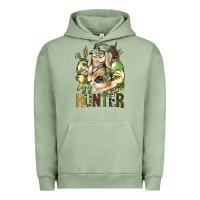 Pigment Oil Green Egg hunter Urban Hoodie - NancyCooperArtShop