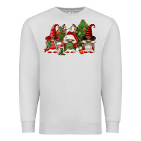 Dove Grey christmas gnomies Premium Sweatshirt - FaDigitalArtStudio