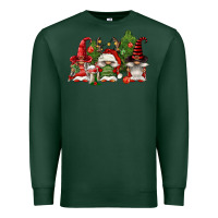 Sports Green christmas gnomies Premium Sweatshirt - FaDigitalArtStudio