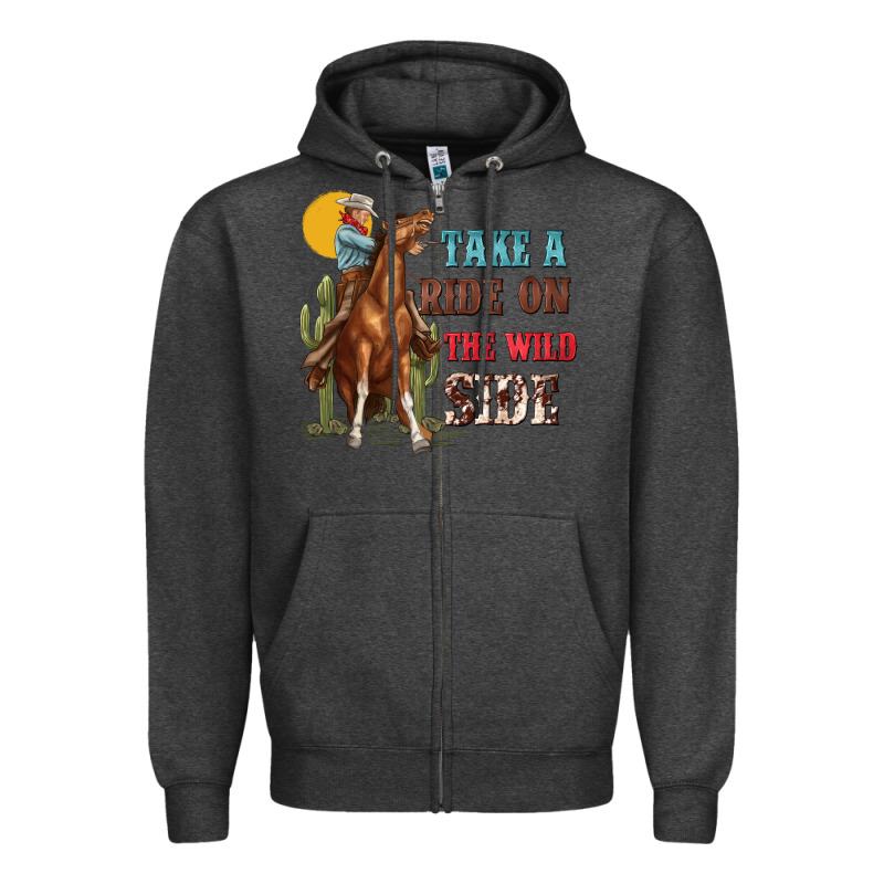 Take A Ride On The Wild Side With Rodeo Zipper Hoodie by texasbilliewilder | Teevron