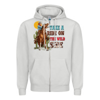 Dove Grey take a ride on the wild side with rodeo Zipper Hoodie - texasbilliewilder