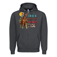 Smoke take a ride on the wild side with rodeo Zipper Hoodie - texasbilliewilder