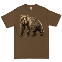 Cacao Brown Bear Premium Tee - LillyAllenDesigns