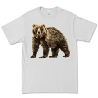 Dove Grey Brown Bear Premium Tee - LillyAllenDesigns