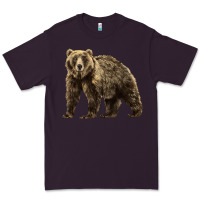 Plum Brown Bear Premium Tee - LillyAllenDesigns