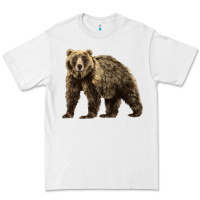 White Brown Bear Premium Tee - LillyAllenDesigns