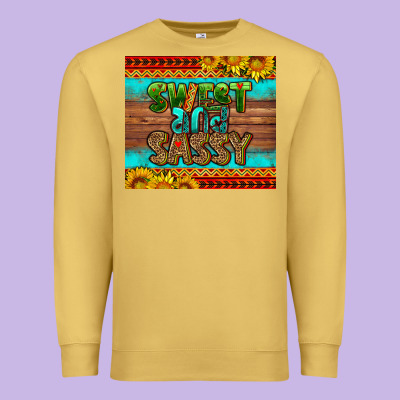 Sweet And Sassy Juneteenth Premium Sweatshirt Designed By Hra Design Shop