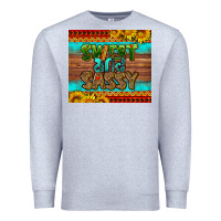 Heather Grey sweet and sassy Juneteenth Premium Sweatshirt - HRA Design Shop