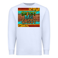 White sweet and sassy Juneteenth Premium Sweatshirt - HRA Design Shop