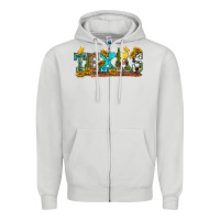 Dove Grey texas Zipper Hoodie - texasbilliewilder