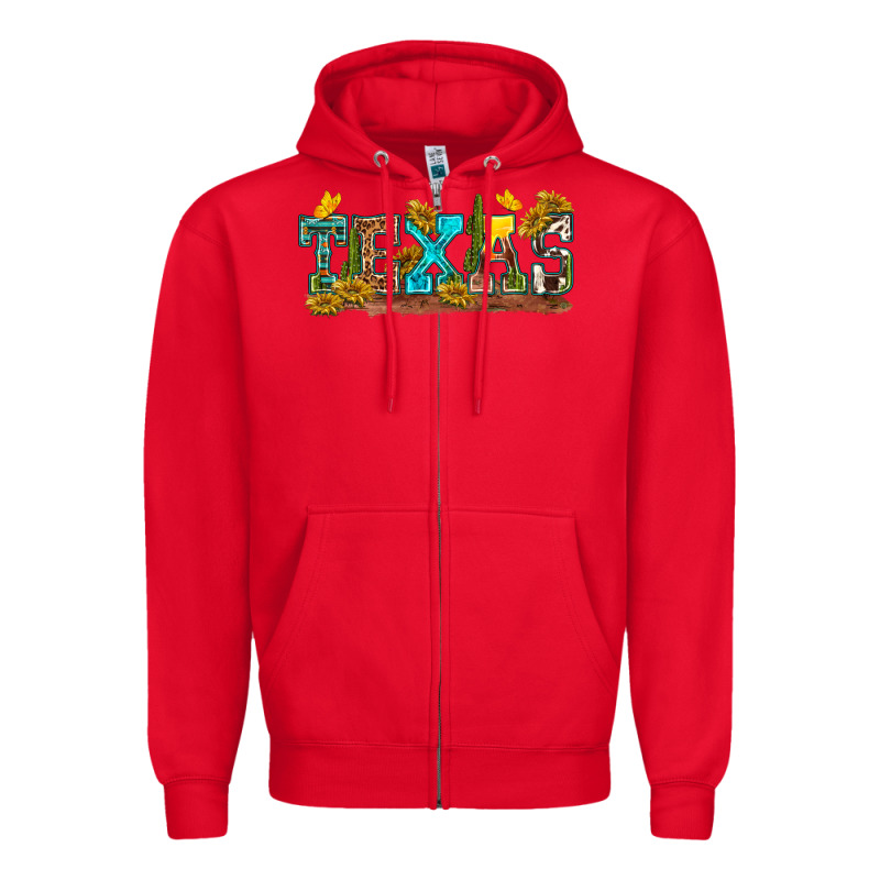 Texas Zipper Hoodie by texasbilliewilder | Teevron
