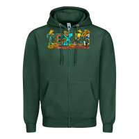 Sports Green texas Zipper Hoodie - texasbilliewilder