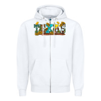 White texas Zipper Hoodie - texasbilliewilder