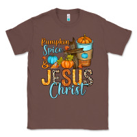 Chestnut Pumpkin spice and Jesus Christ Classic Tee - RanaPortraitStore