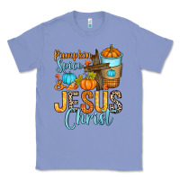 Colony Blue Pumpkin spice and Jesus Christ Classic Tee - RanaPortraitStore