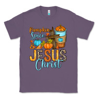 Lavender Pumpkin spice and Jesus Christ Classic Tee - RanaPortraitStore