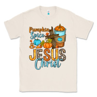 Natural Pumpkin spice and Jesus Christ Classic Tee - RanaPortraitStore