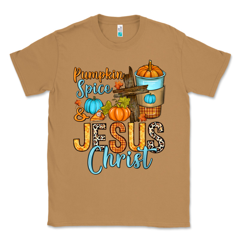 Pumpkin Spice And Jesus Christ Classic Tee by RanaPortraitStore | Teevron