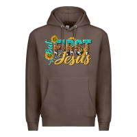 Coffee but first jesus Premium Hoodie - NancyCooperArtShop
