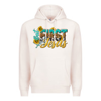 Pale Pink but first jesus Premium Hoodie - NancyCooperArtShop