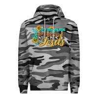 Slate Camo but first jesus Premium Hoodie - NancyCooperArtShop