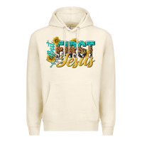 Tofu but first jesus Premium Hoodie - NancyCooperArtShop