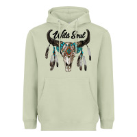 Matcha wild soul boho skull Heavyweight Hoodie - RanaPortraitStore