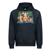 Navy Gnome Bunny Happy Eater Day Urban Hoodie - NancyCooperArtShop