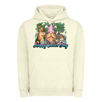 Pigment Pistachio Gnome Bunny Happy Eater Day Urban Hoodie - NancyCooperArtShop
