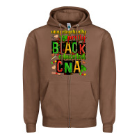 Chestnut unapologetically pretty black and educated cna zillion Zipper Hoodie - Zillion Design Studio