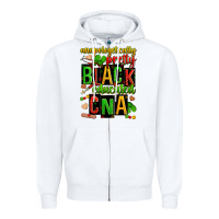 White unapologetically pretty black and educated cna zillion Zipper Hoodie - Zillion Design Studio