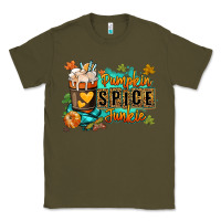 Army Green Pumpkin spice junkie Classic Tee - RanaPortraitStore