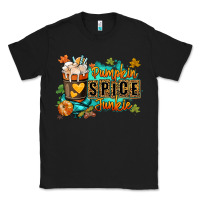 Black Pumpkin spice junkie Classic Tee - RanaPortraitStore