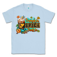Dusty Blue Pumpkin spice junkie Classic Tee - RanaPortraitStore
