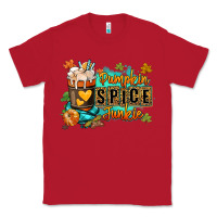 Red Pumpkin spice junkie Classic Tee - RanaPortraitStore